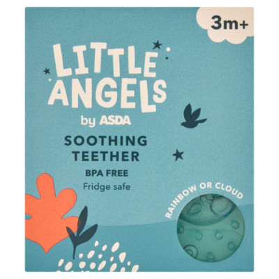 LITTLE ANGELS Beruhigender Beißring 3m+ Baby Beißring