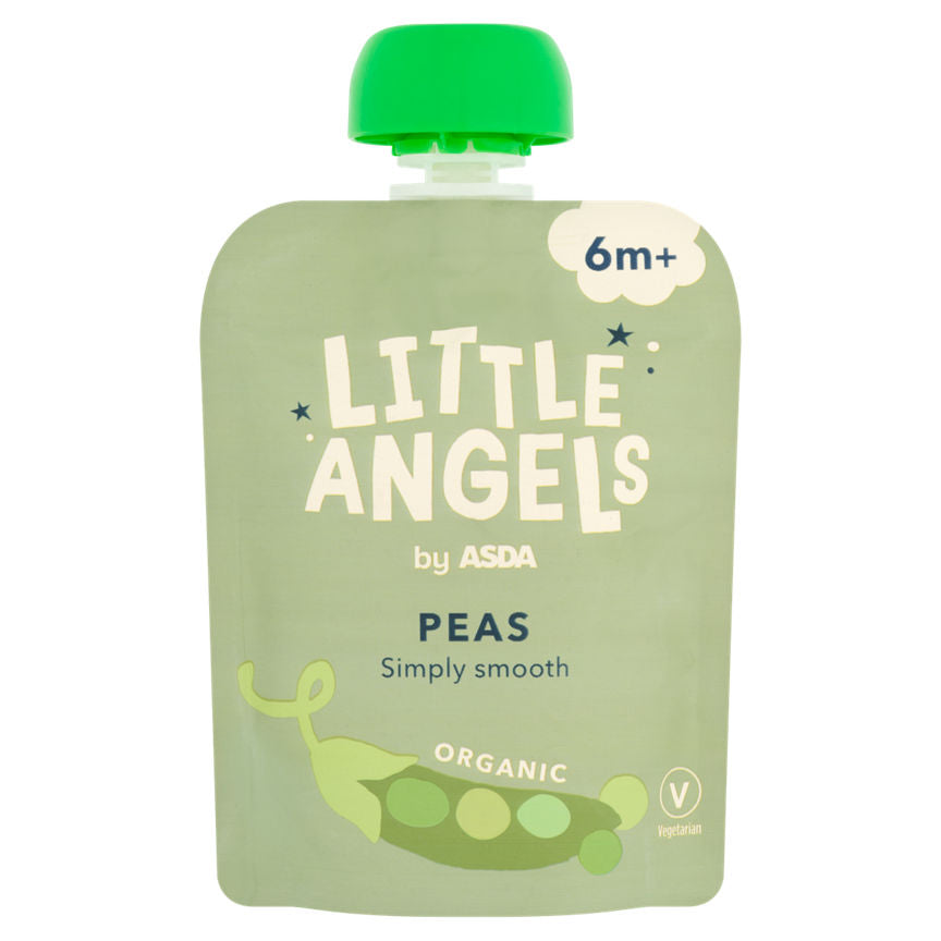 LITTLE ANGELS by ASDA Peas 6M+ 70g