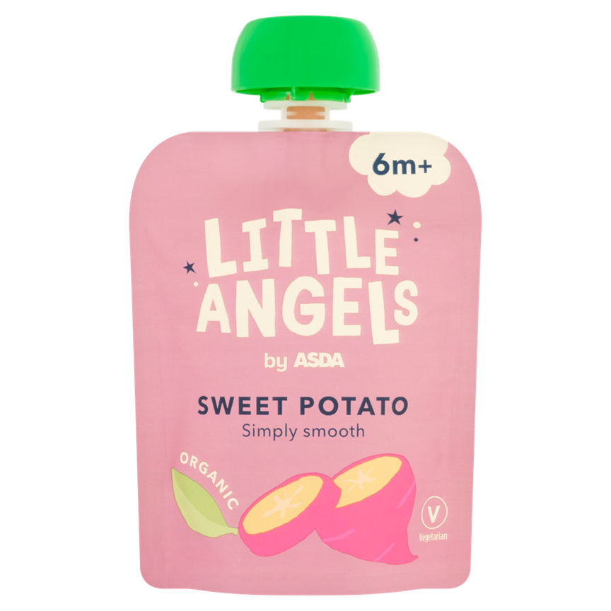 LITTLE ANGELS by ASDA Organic Sweet Potato 6m+ 70g