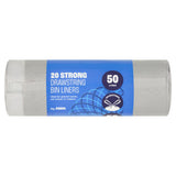 ASDA Strong Drawstring Bin Liners 20 Pack 50 Litres - British product