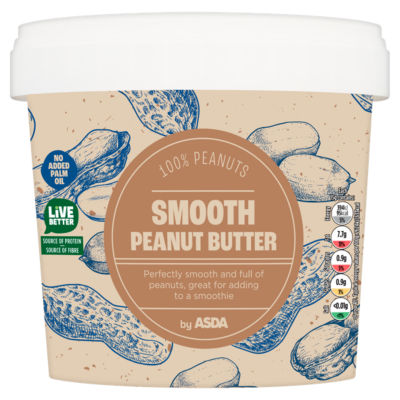 ASDA ASDA Smooth Peanut Butter 1kg- Buy online at McGrocer