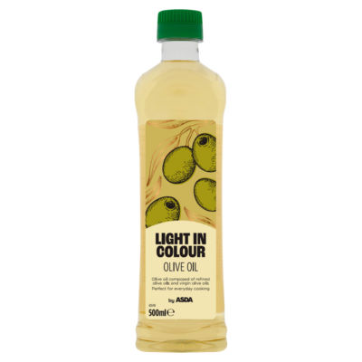 ASDA Huile d'Olive de Couleur Claire 500 ml