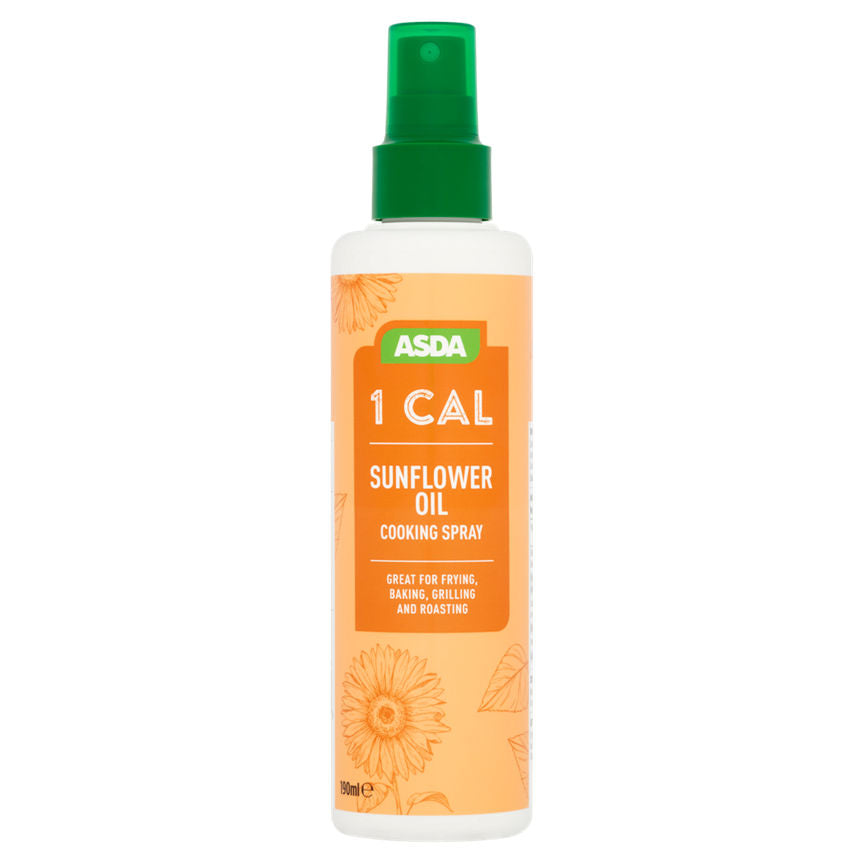 ASDA 1 Cal Sunflower Oil Cooking Spray 190ml GOODS ASDA   