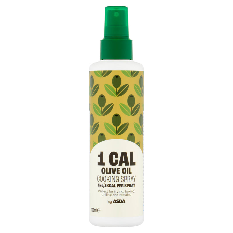 ASDA 1 Cal olive oil cooking spray 190ml - British product