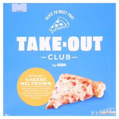 ASDA Takeout Club Fylt Skorpe Ost Smeltet Pizza 598g- Kjøp online på McGrocer