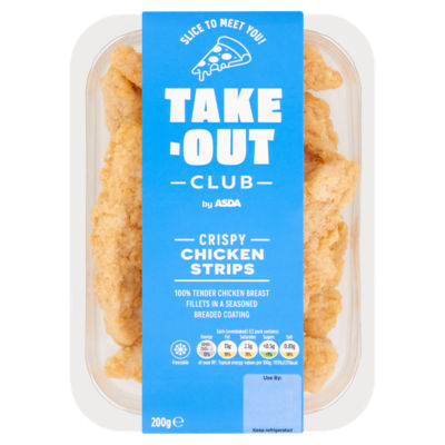 ASDA ASDA Take-Out Club Knusprige Hähnchenstreifen Geflügel 200g - Online kaufen bei McGrocer