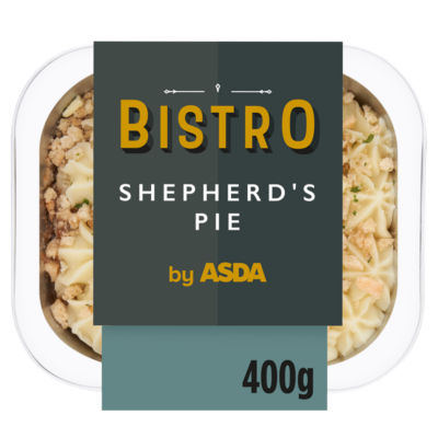 ASDA Bistro Shepherd's Pie 400g chilled meal (British brand)