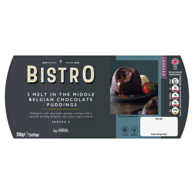 ASDA Bistro Melt in the Middle Chocolate Sponge Pudding 310g