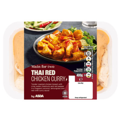 ASDA Main for Two Thai Red Chicken Curry 400g - British product