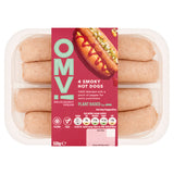 OMV! Deliciously Vegan 4 Smoky Hot Dogs 320g GOODS ASDA   