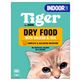 ASDA Tiger Dry Food with Chicken & Veg Indoor Cat 1.2kg GOODS ASDA   