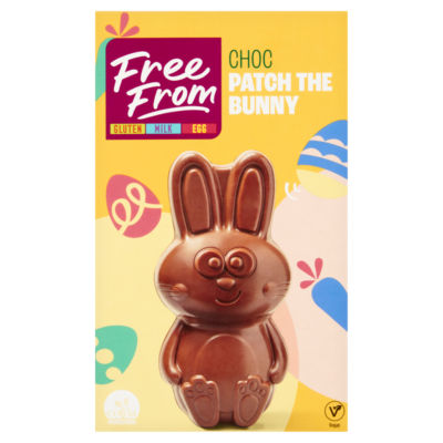 ASDA Free From chocolate bunny 100g, imported from the UK