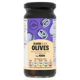 ASDA sliced black olives in brine pack 230g - British product