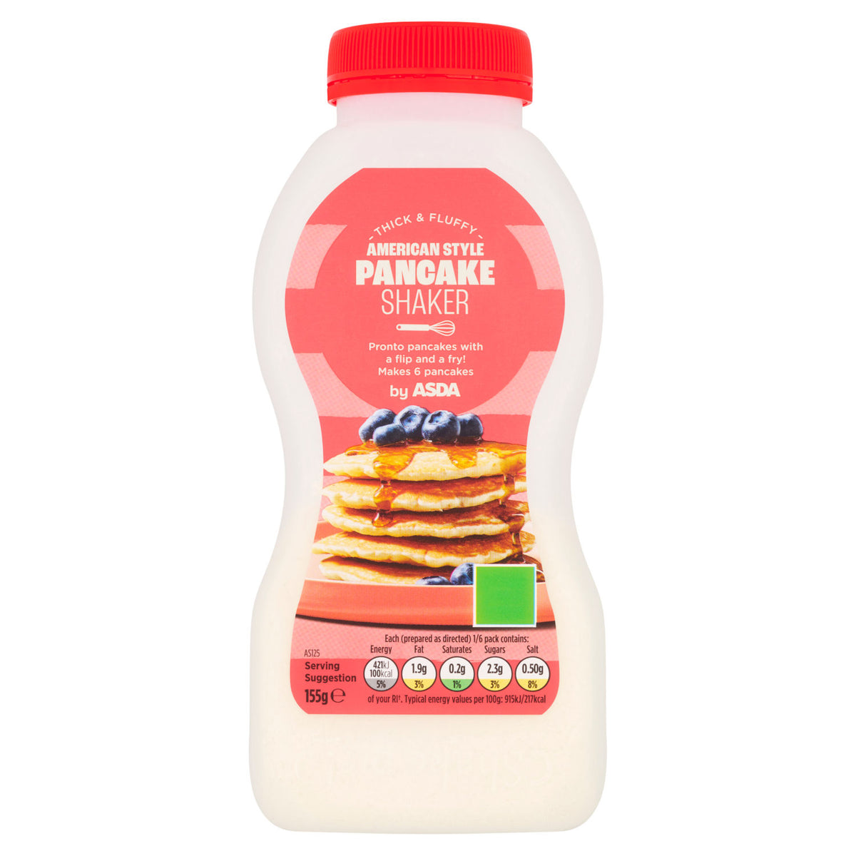ASDA American style pancake shaker 155g, UK version