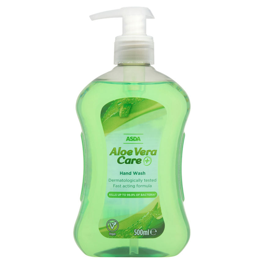 ASDA Aloe Vera Care + Hand Wash 500ml GOODS ASDA   