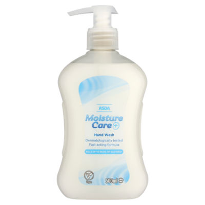 ASDA Moisture Care Hand Wash 500ml bottle - British product