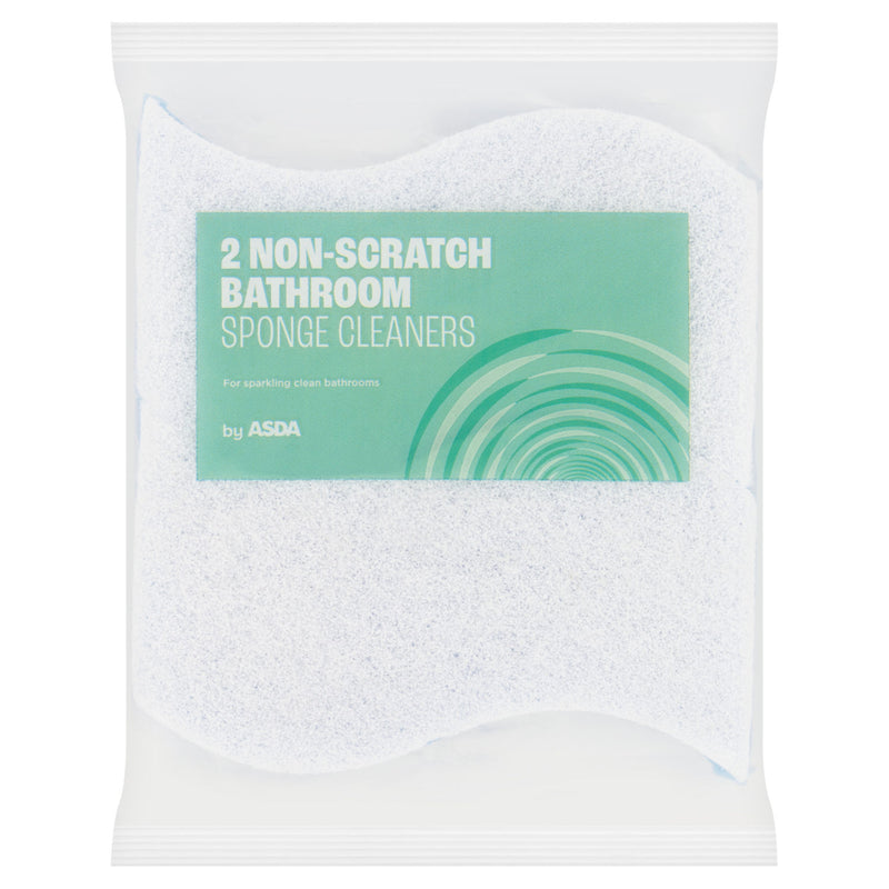 ASDA non-scratch bathroom sponge cleaners - British product