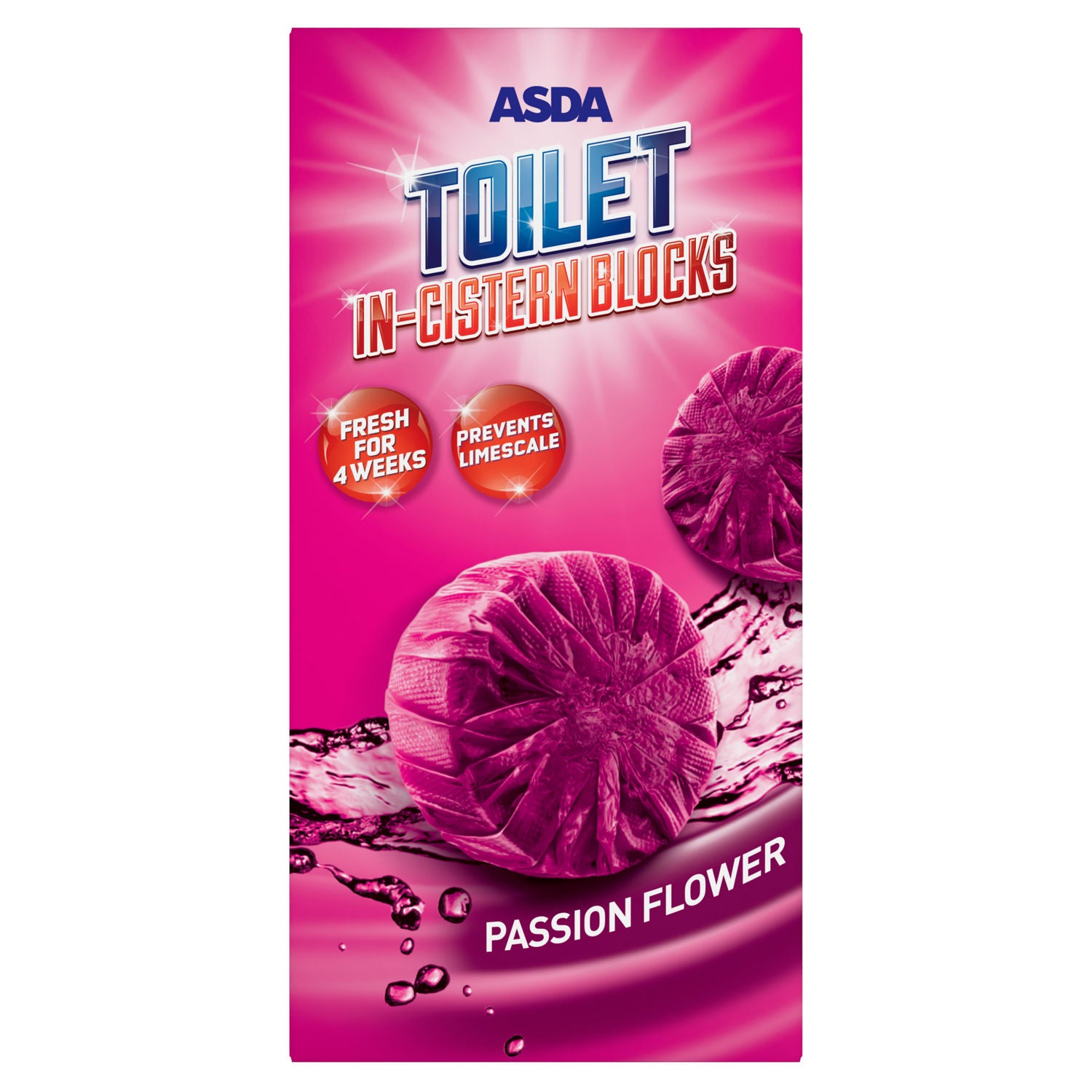 Asda passion flower toilet blocks 2x45g (British brand)