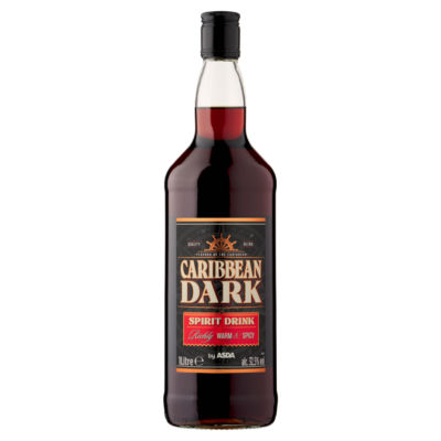 ASDA Caribbean Dark Spirit Drink 1 litre (British brand)