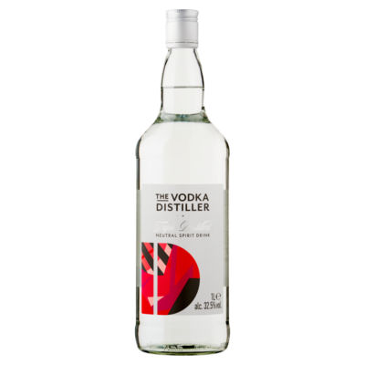 ASDA triple distilled neutral spirit drink 1 litre, imported from the UK