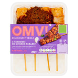 OMV! Deliciously Vegan 4 Tandoori No Chicken Kebabs 250g GOODS ASDA   