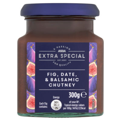 ASDA Extra Special Fig Date Balsamic Chutney 300g - British product