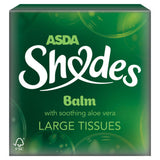 ASDA Shades Balm large aloe vera tissues (British brand)