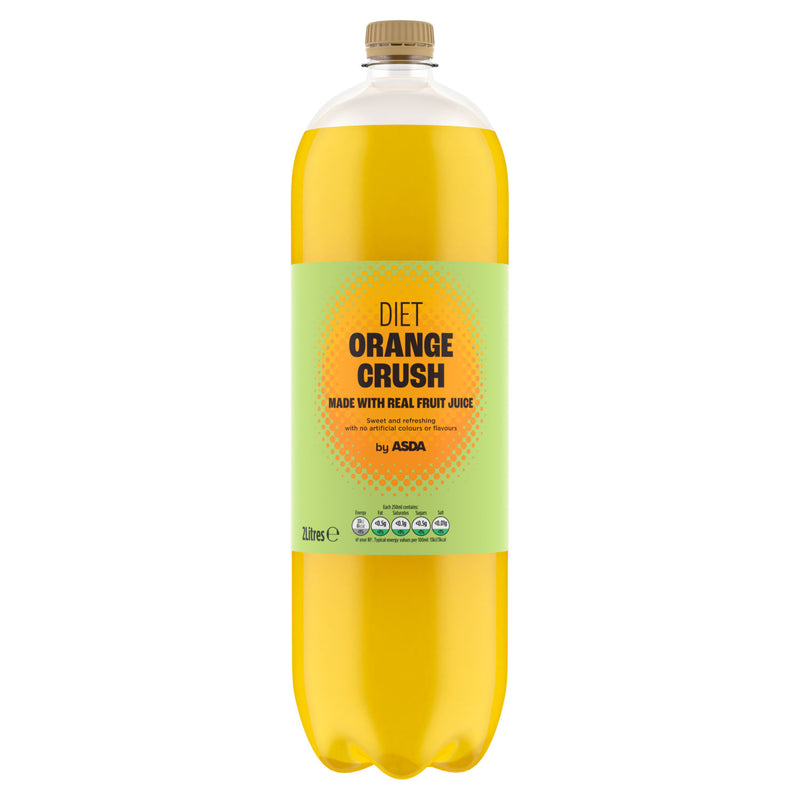 ASDA Diet Orange Crush 2 litre soft drink, UK version