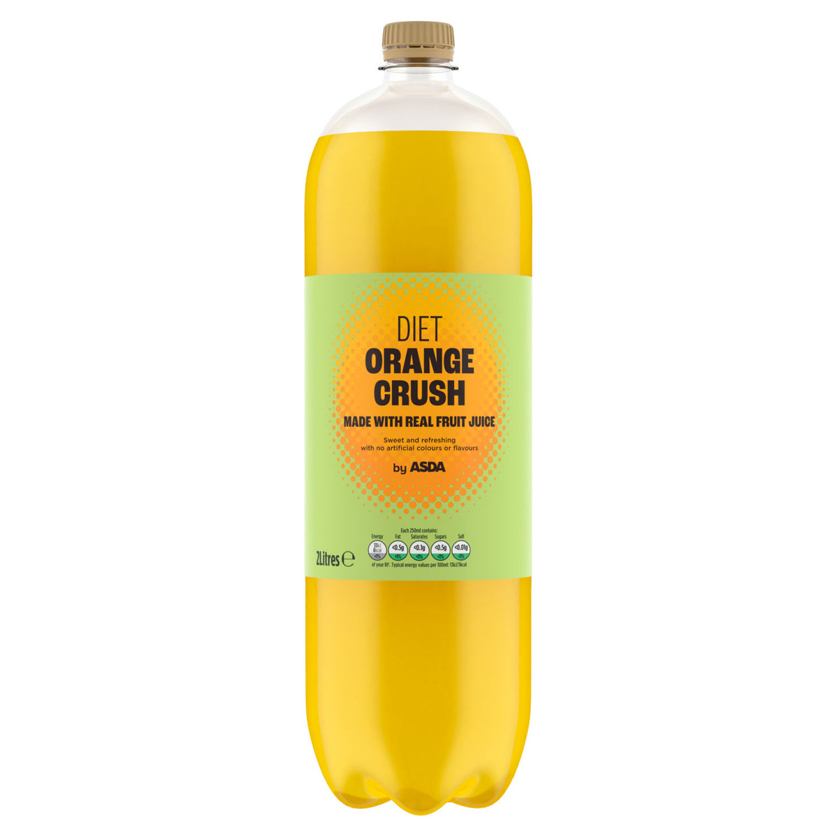 ASDA Diet Orange Crush 2 litre soft drink, UK version