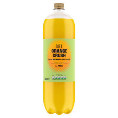 ASDA Diet Orange Crush 2 litre soft drink, UK version