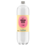 ASDA diet cream soda soft drink 2 litres, imported from the UK