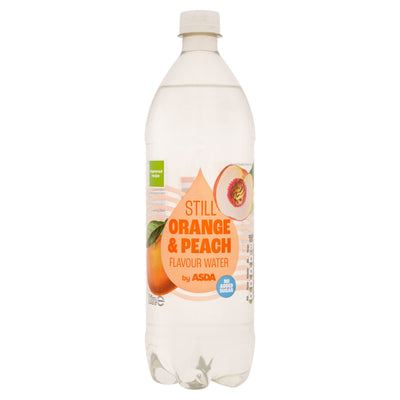ASDA ASDA Still Orange & Peach Flavour Water 1 Litre- Buy online at McGrocer