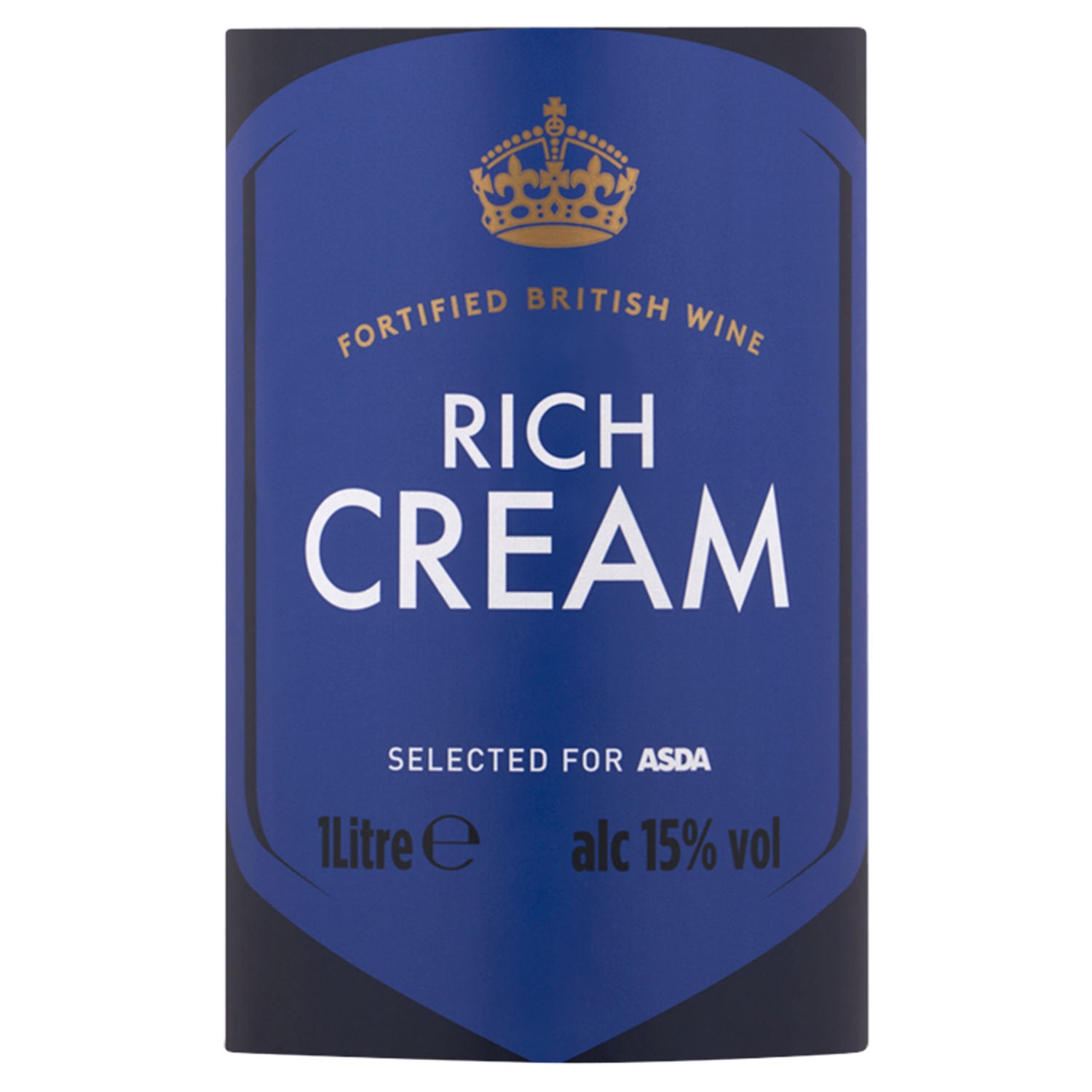 ASDA Rich Cream fortified wine 1 litre - British product