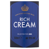 ASDA Rich Cream fortified wine 1 litre - British product