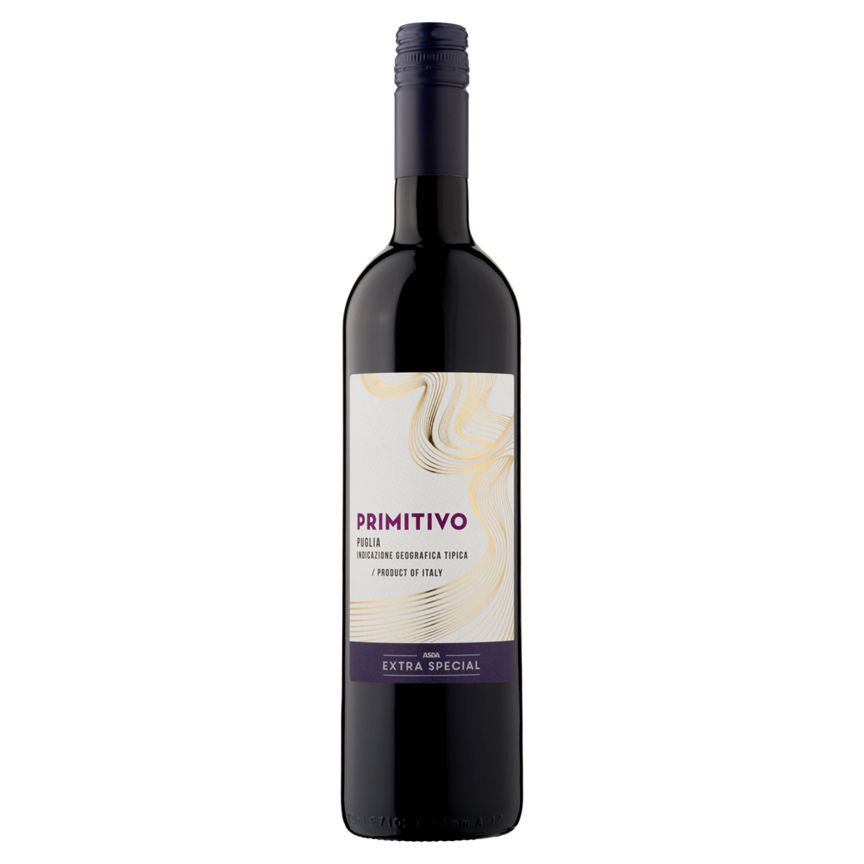 ASDA Extra Special Primitivo Puglia Indicazione Geografica Tipica 75cl GOODS ASDA   