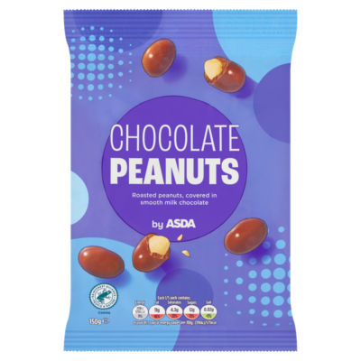 ASDA Chocolate Peanuts 150g - British product