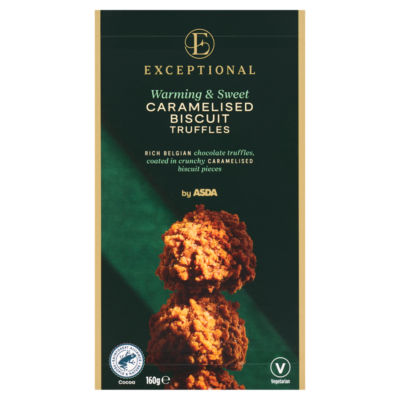 ASDA caramelised biscuit truffles 160g - British product