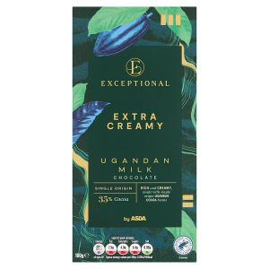 ASDA Ugandan milk chocolate 100g bar (British brand)