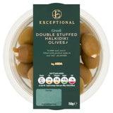 ASDA Greek double stuffed Halkidiki olives 150g (British brand)