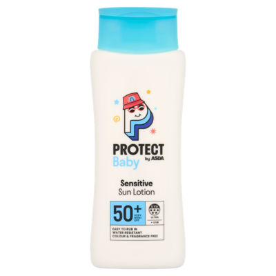 ASDA Baby Sun Lotion Sensitive SPF50+ very high protection 200ml, UK version