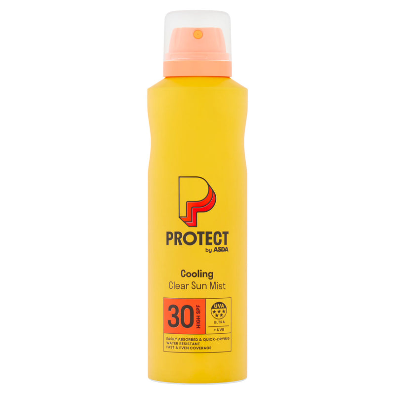 ASDA Protect high SPF 30 clear sun mist 200ml - British product