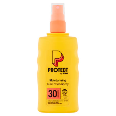 ASDA Protect SPF30 sun lotion spray 200ml - British product