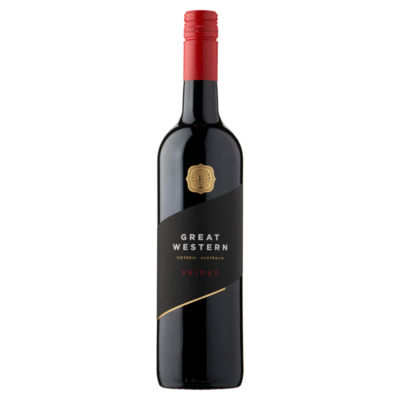 ASDA Great Western Shiraz wine 75cl, imported from the UK