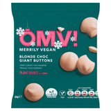 OMV! blonde vegan chocolate buttons 80g, UK version