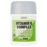 ASDA Vitamin B Complex 90 tablets, imported from the UK