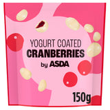 ASDA yogurt coated cranberries 150g, imported from the UK