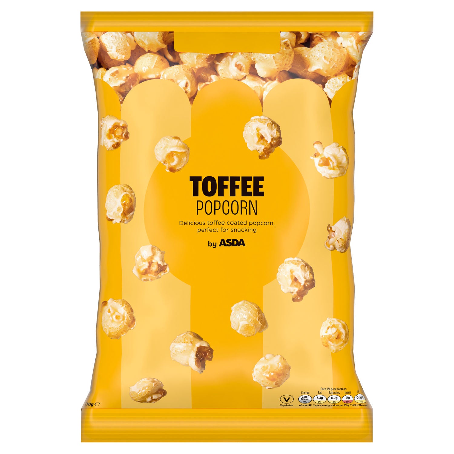 ASDA Toffee Popcorn 170g - British product