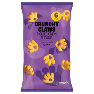 ASDA pickled onion Crunchy Claws 120g - British product