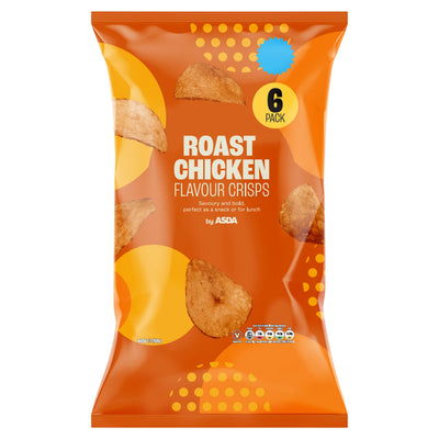 ASDA ASDA Roast Chicken Flavour Potato Crisps 150g- Buy online at McGrocer
