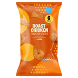 ASDA roast chicken flavour crisps 6x25g multipack (British brand)